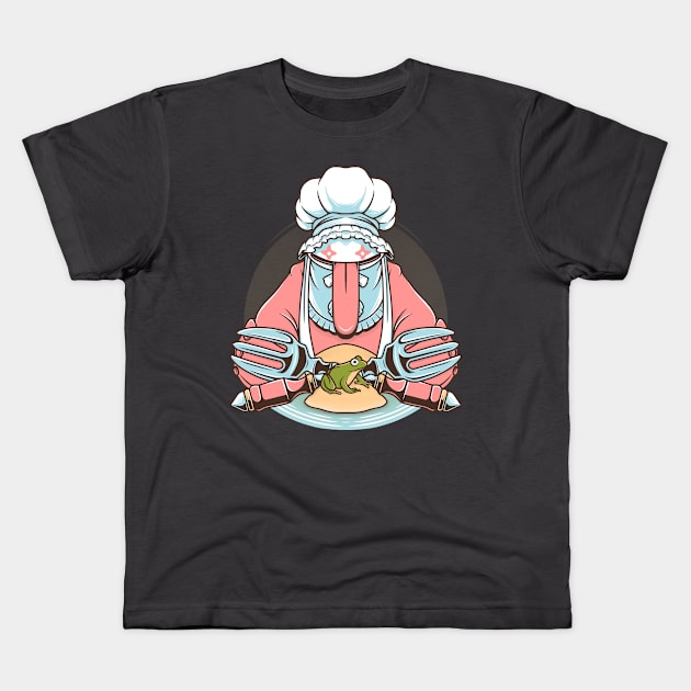 Strange Gourmand Kids T-Shirt by Alundrart